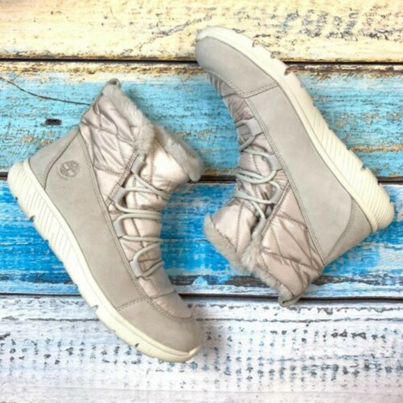 TIMBERLAND A23BE BOLTERO WARM LINED WOMEN'S LT.GRAY WATERPROOF BOOTS - Picture 2 of 16